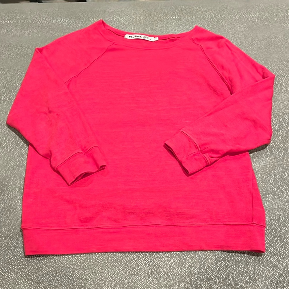 Michael Stars red sweatshirt. S. EUC - Picture 1 of 4